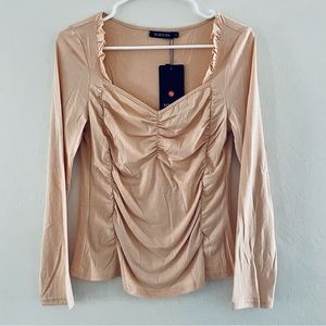 Kojooin Women’s Square Sweetheart Neckline Size Small